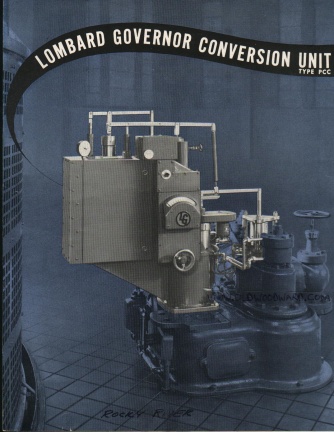 A LOMBARD CONVERSION GOVERNOR BOOKLET.